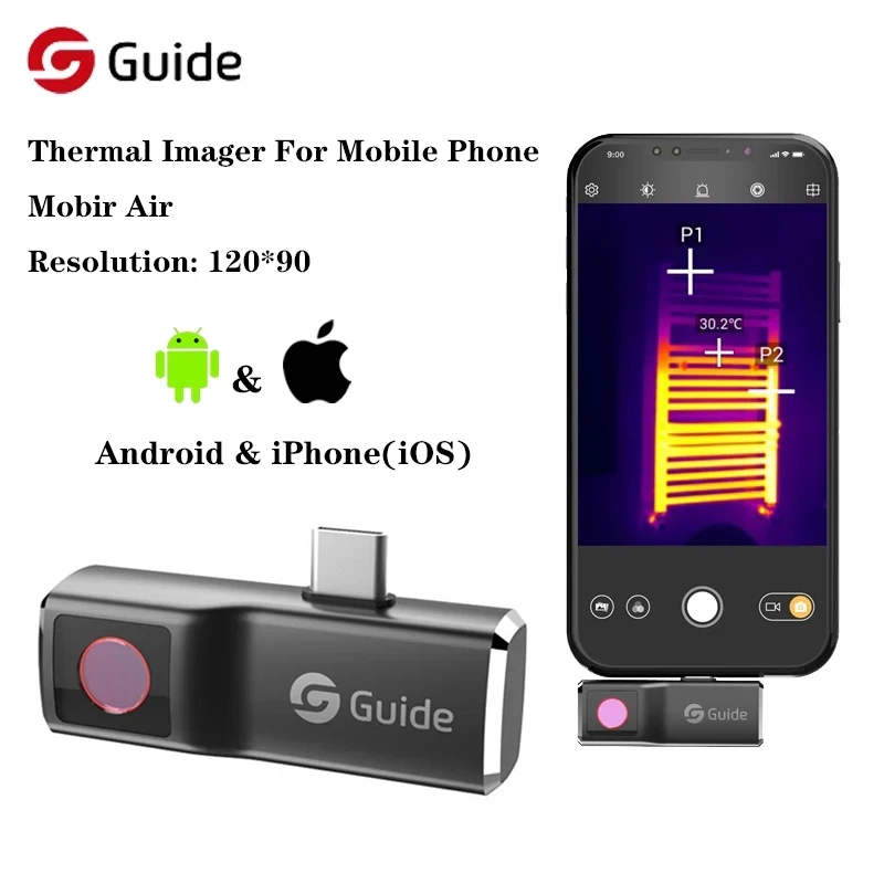 Infiray P2 Pro Macro Lens - دليل كاميرا التصوير الحراري الهوائي Mobir