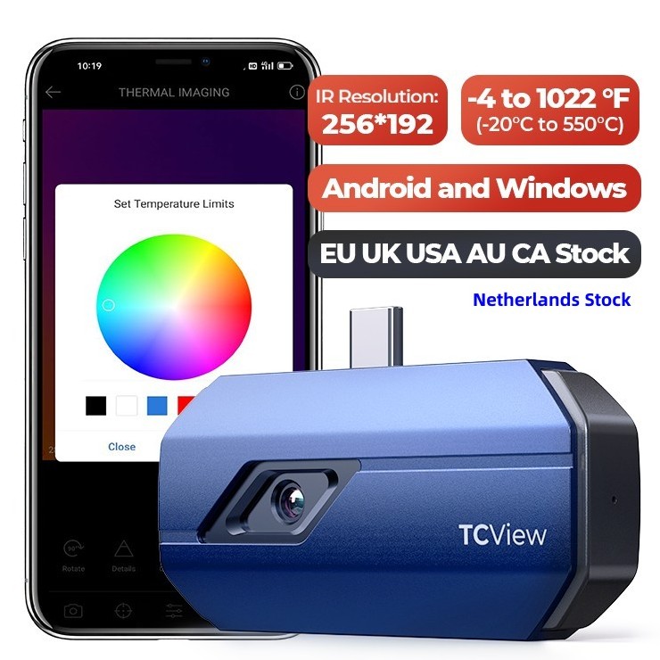 Topdon Tc001 Thermal Camera - كاميرا حرارية ذكية صغيرة للهواتف المحمولة
