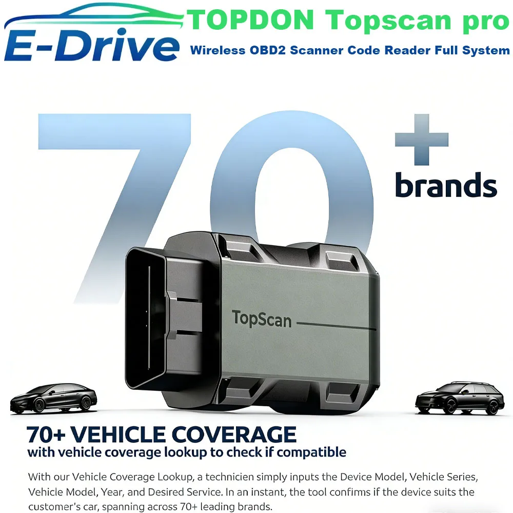 Topdon Tc001 Thermal Camera - ماسح ضوئي لاسلكي OBD2 من TOPDON