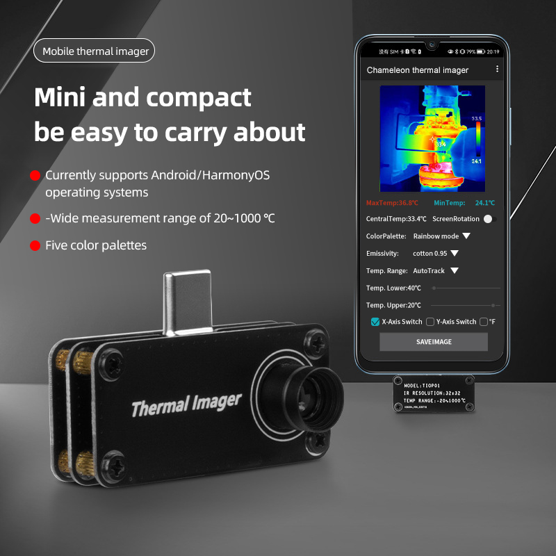 Tiop01 Thermal Camera - TIOP01 التصوير الحراري للرؤية الليلية كاميرا