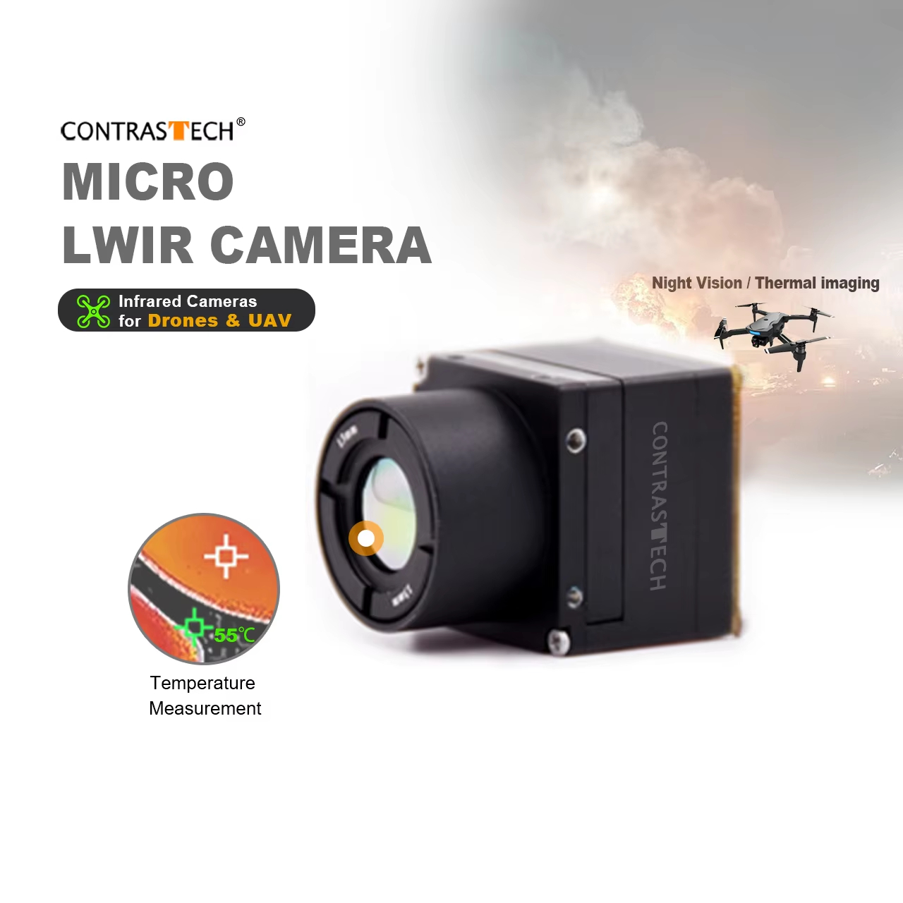 Thermal Module 640X512 Core - 640x512 LWIR بدون مصراع التصوير الحراري