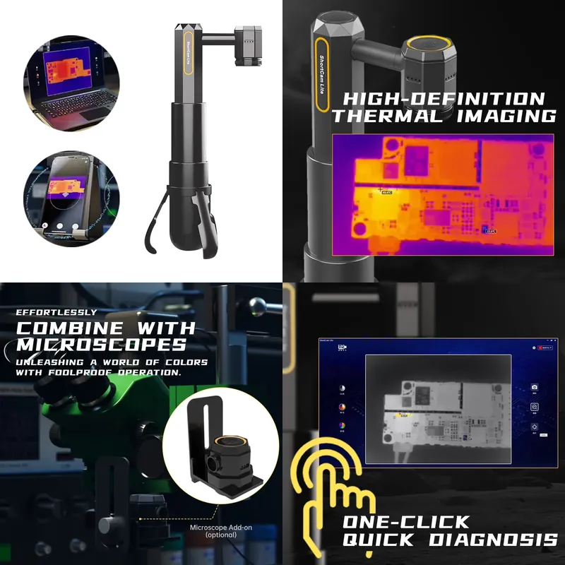 Shortcam Thermal Imaging Pcb - جهاز تشخيص حراري سريع قابل للطي