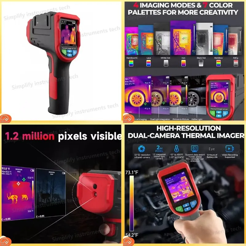 Nf 521 Thermal Imaging Camera - كاميرا حرارية صناعية محمولة NF-521 بدقة