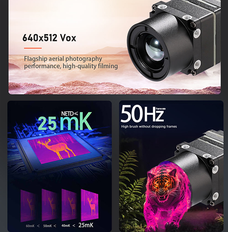 Hunting Thermal Imaging Scope - وحدة كاميرا حرارية جديدة للطائرات بدون