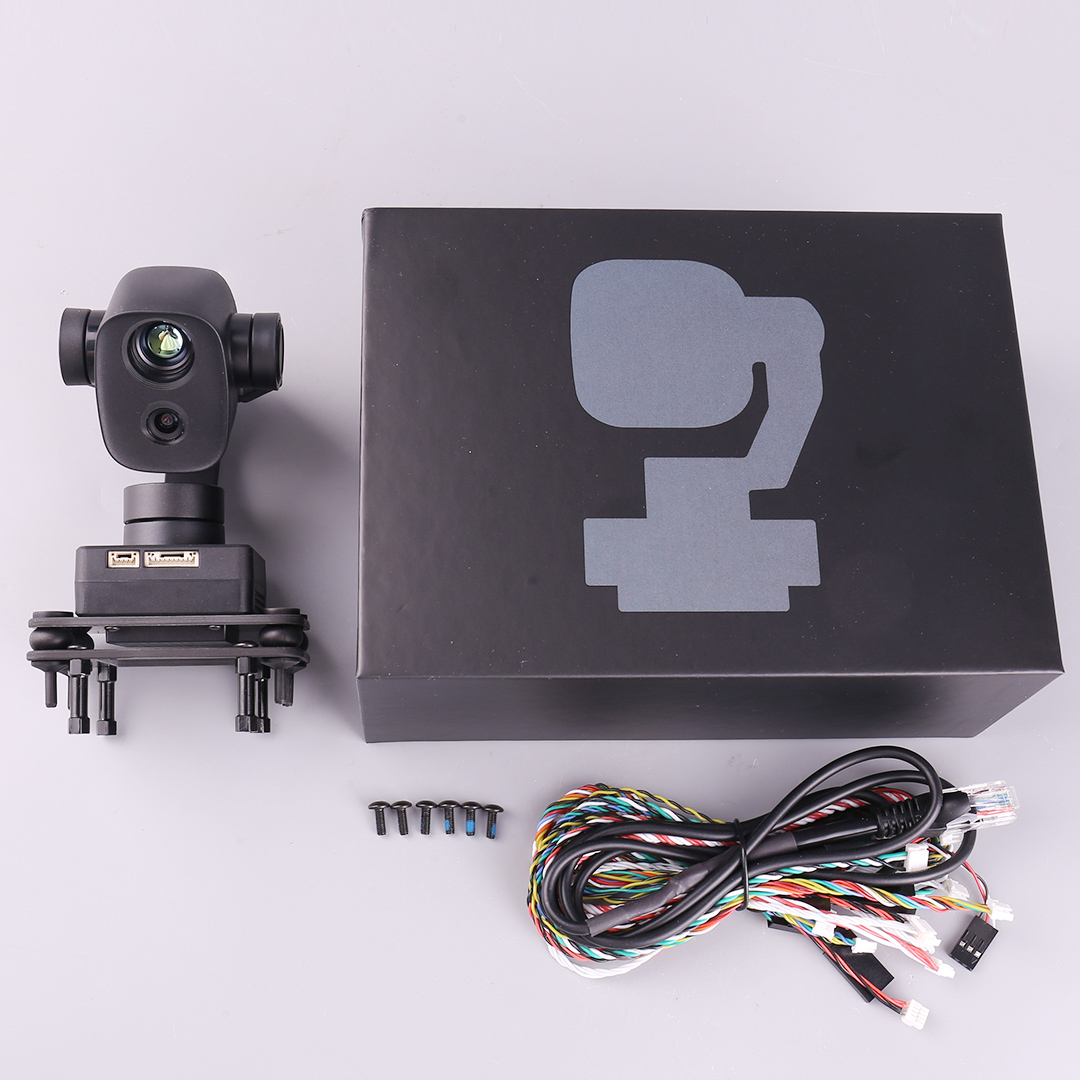 كاميرا جيمبال مزدوجة الاستشعار - مراجعة Thermal Imager Drone Gimbal وسعره