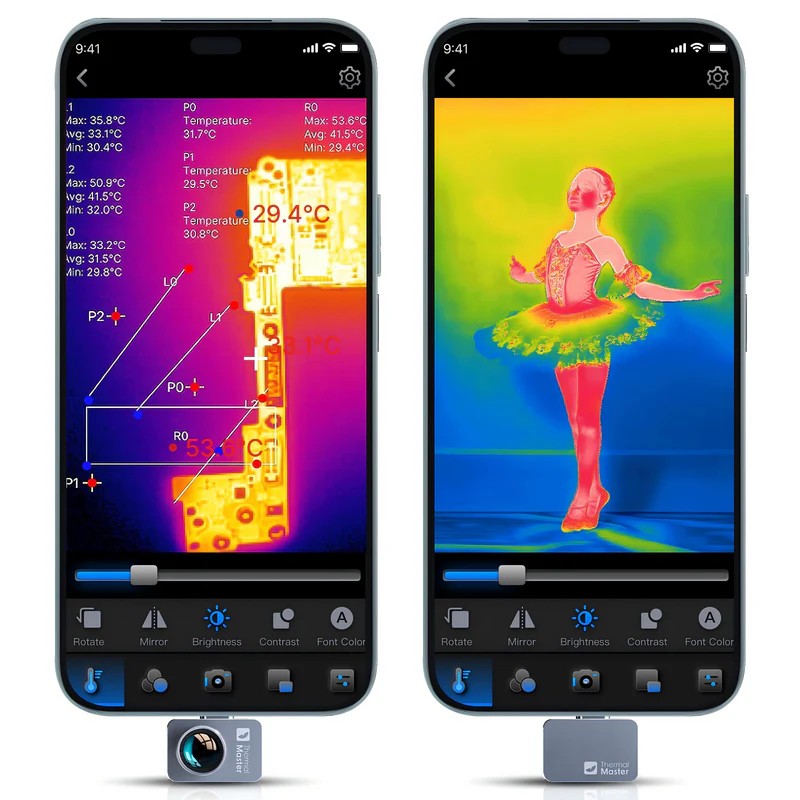 كاميرا InfiRay P2 Pro الحرارية - مراجعة Infiray P2 Pro Macro Lens وسعره