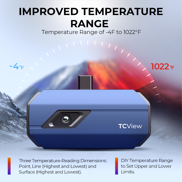 كاميرا حرارية ذكية صغيرة للهوا - مراجعة Topdon Tc001 Thermal Camera وسعره