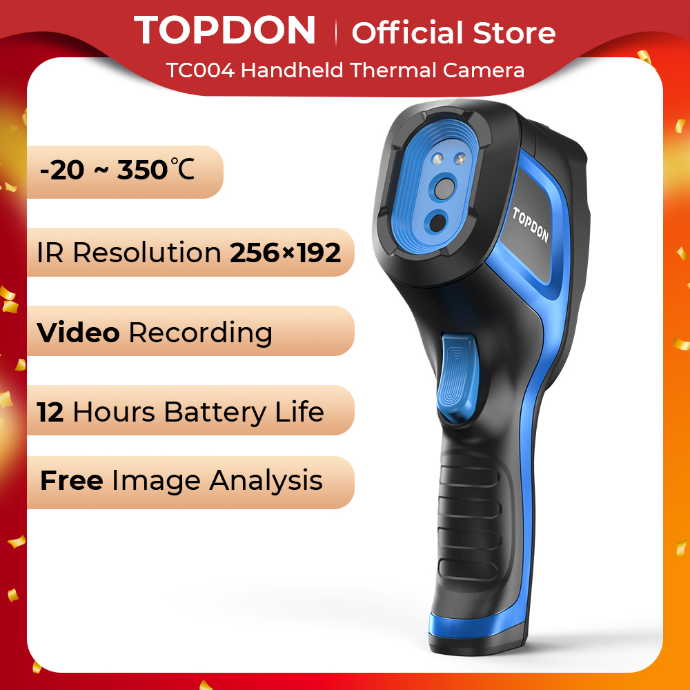 TOPDON TC004 دقة عالية 256*192 - مراجعة Topdon Tc001 Thermal Camera وسعره