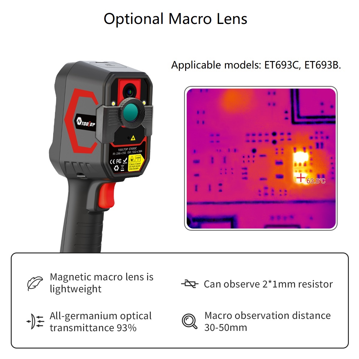 TOOLTOP ET693C 256*192 كاميرا  - مراجعة Nf 521 Thermal Imaging Camera وسعره
