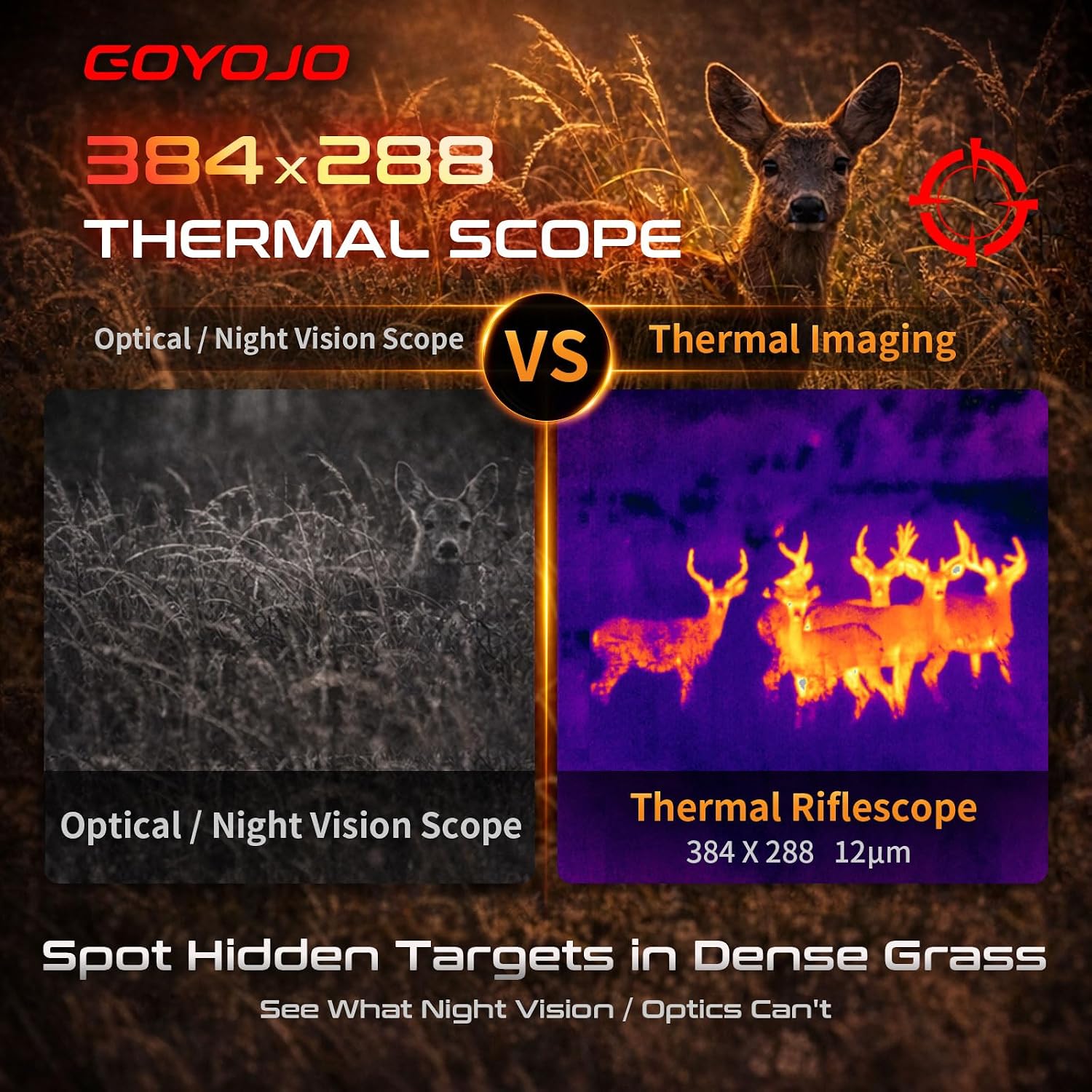 منظار حراري GOYOJO G325 G315 ل - مراجعة Hunting Thermal Imaging Scope وسعره