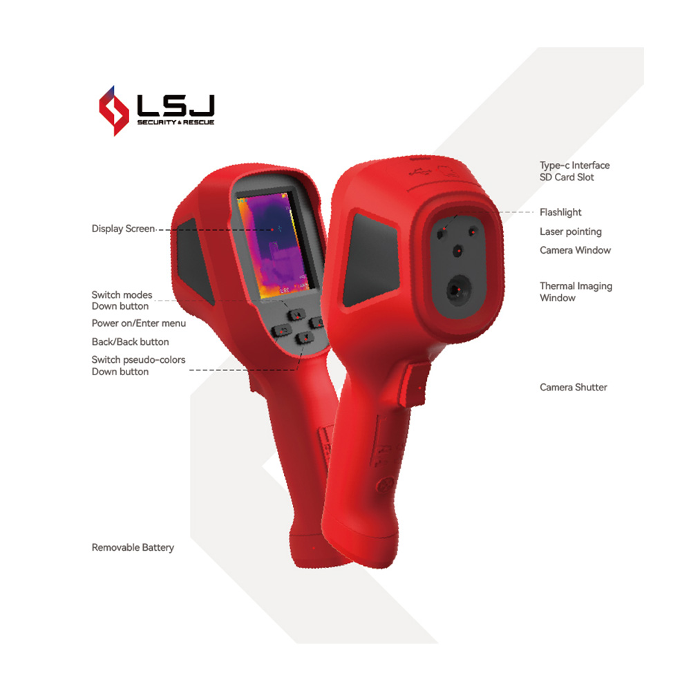 كاميرا حرارية محمولة مقاومة لل - مراجعة Thermal Imaging Camera 256X192 وسعره