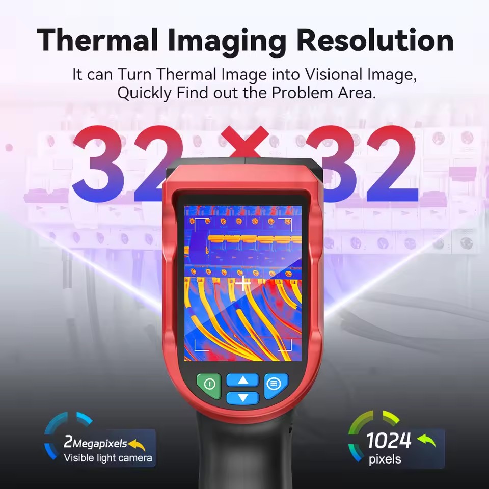 كاميرا حرارية بالأشعة تحت الحم - مراجعة Underfloor Heating Thermal Detector وسعره