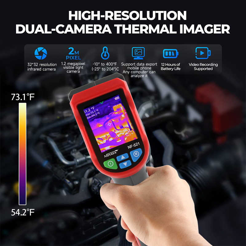 كاميرا التصوير الحراري الاحترا - مراجعة Nf 521 Thermal Imaging Camera وسعره