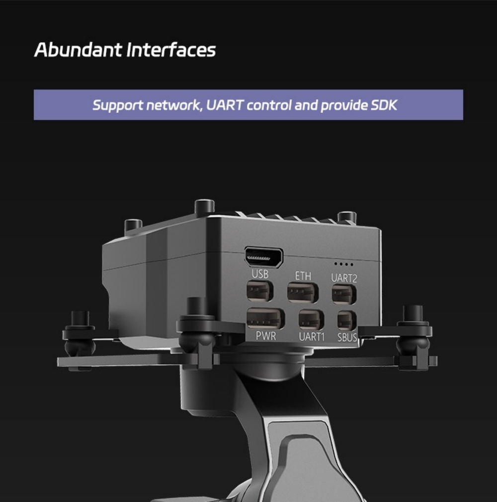 كاميرا درون حرارية دقيقة بدقة  - مراجعة Thermal Imager Drone Gimbal وسعره