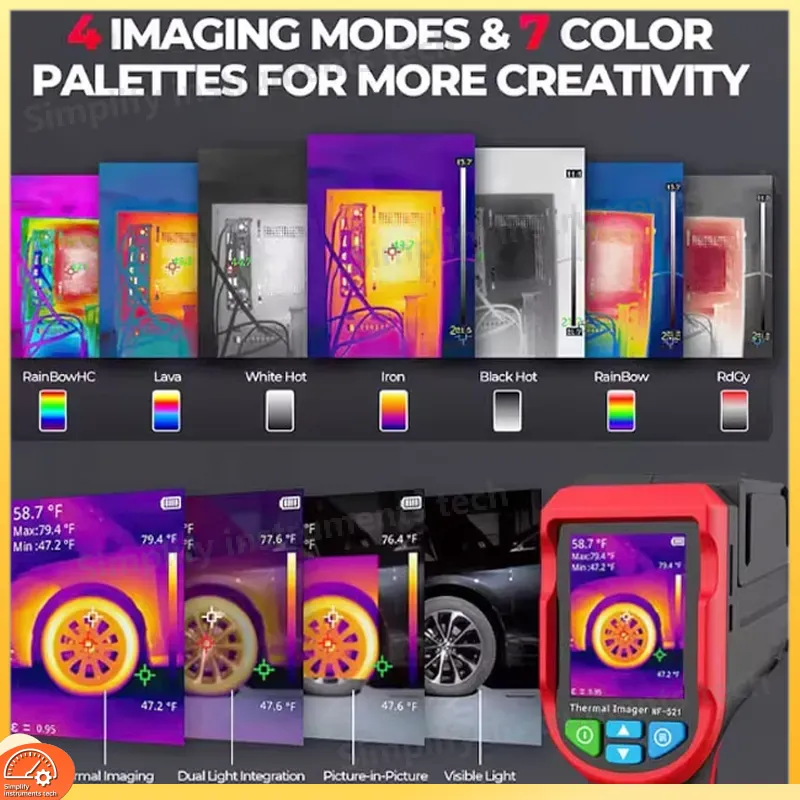 كاميرا حرارية صناعية محمولة NF - مراجعة Nf 521 Thermal Imaging Camera وسعره