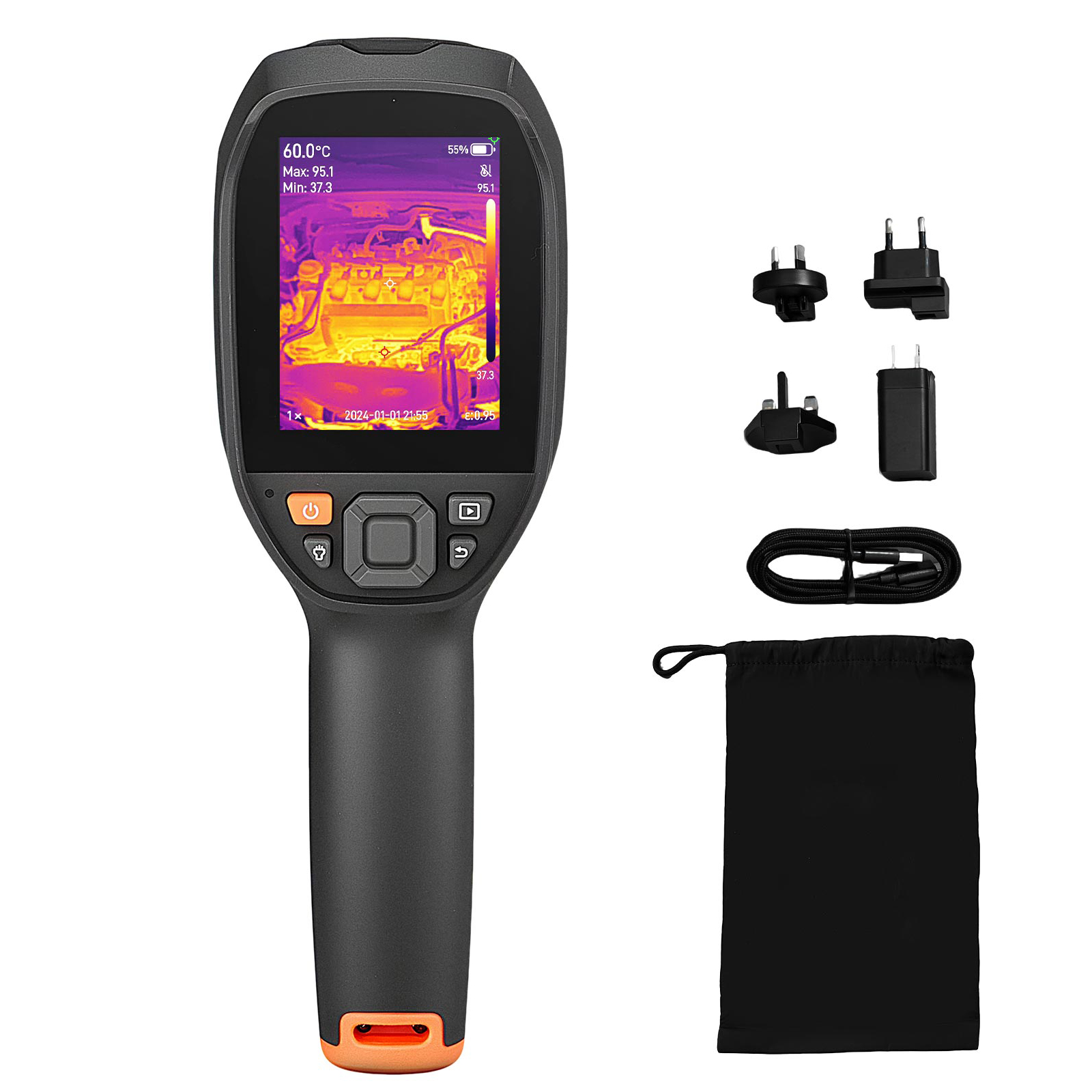 كاميرا التصوير الحراري VEVOR P - مراجعة Thermal Imaging Camera 256X192 وسعره